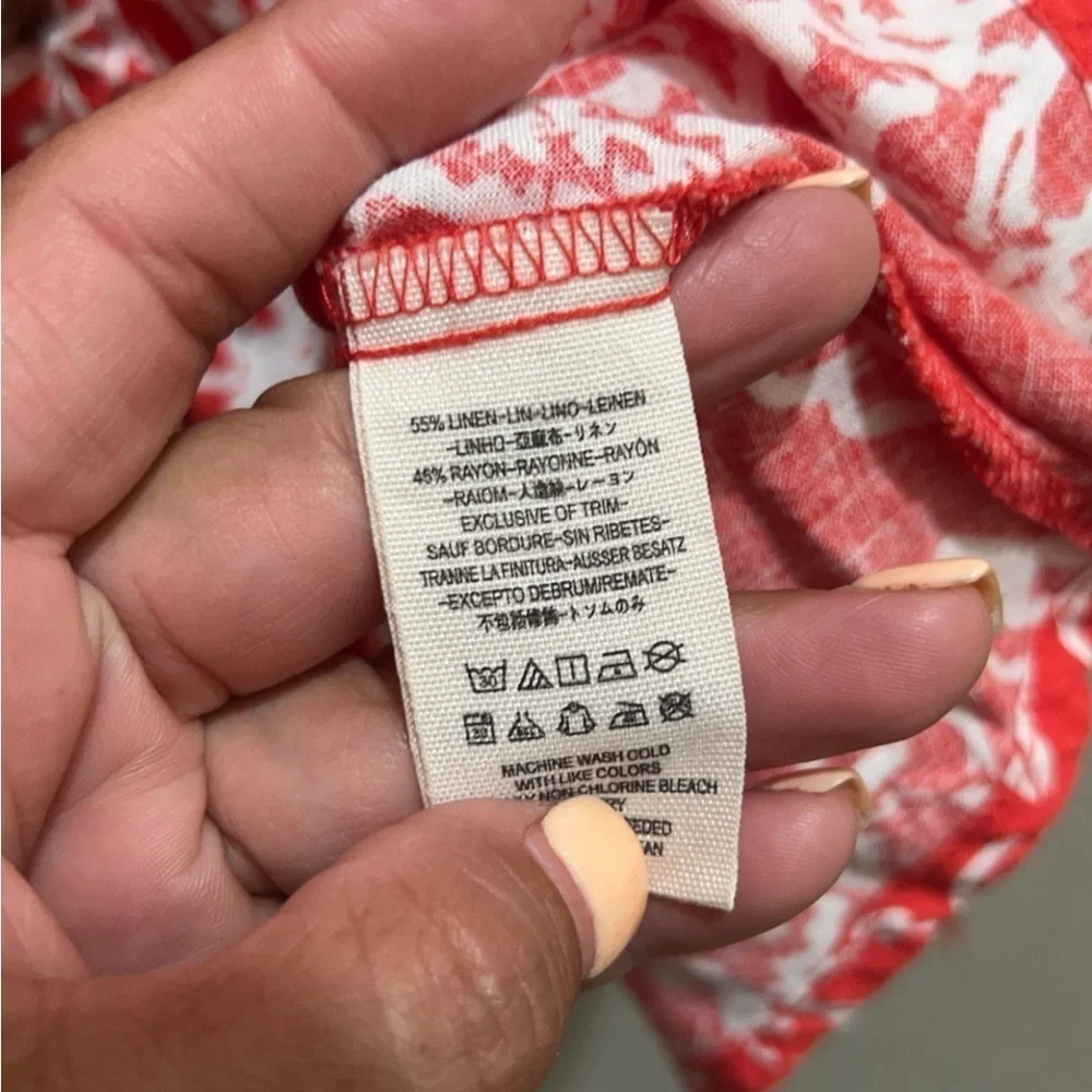 Sz 4 Free People A Thing Called Love Flo Blend Mini Dress Red Orange - Picture 12 of 14